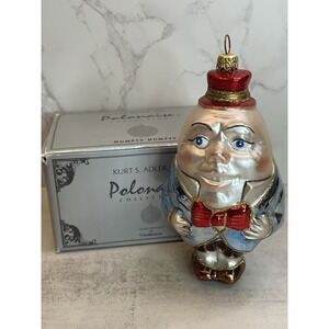 Kurt Adler Polonaise Humpty Dumpty Hand Blown Glass Ornament by Komozja